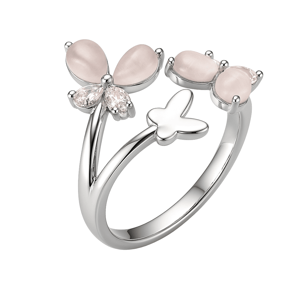 Golden Leafy Branch Wraparound Ring