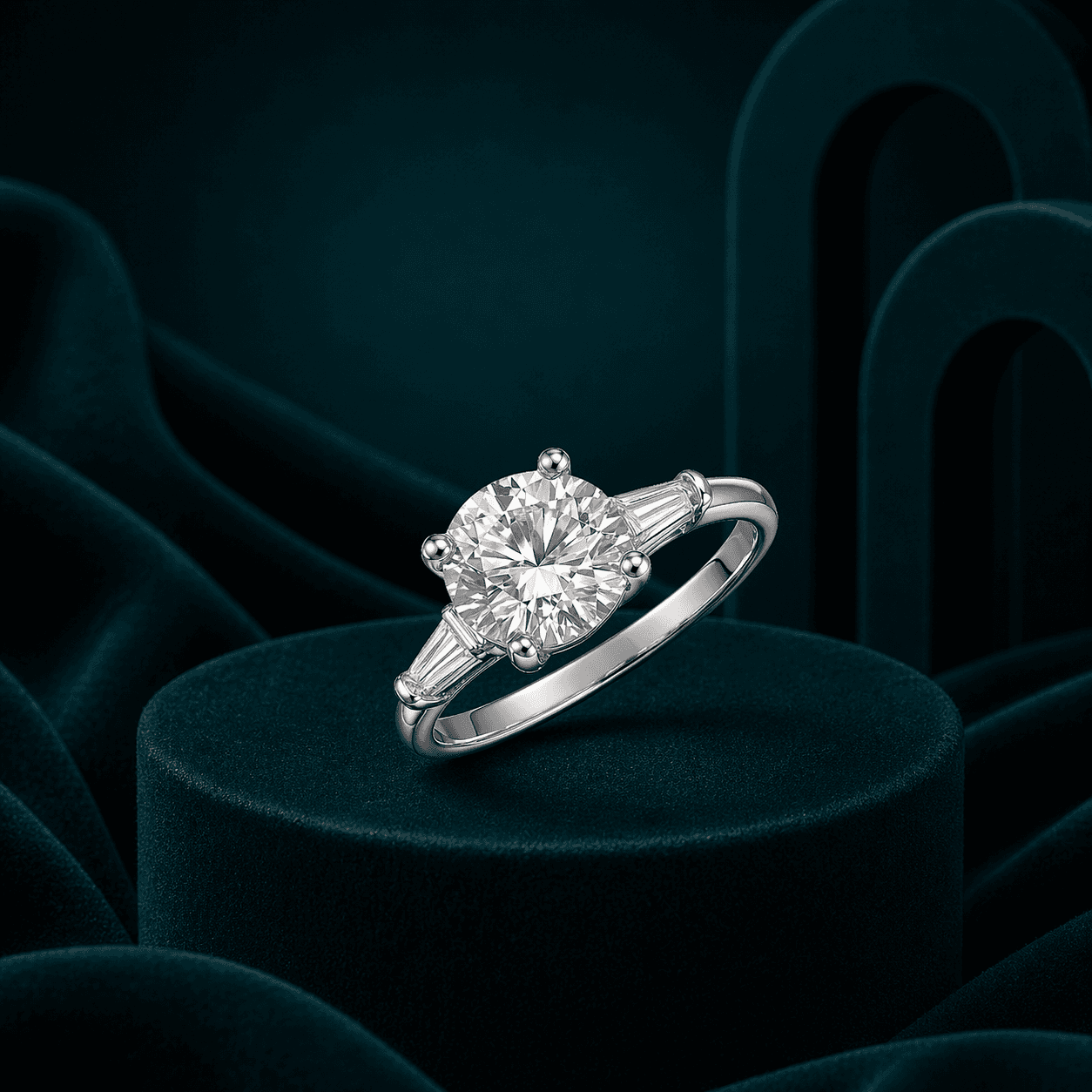 Trio Eternity Stackable Ring Set