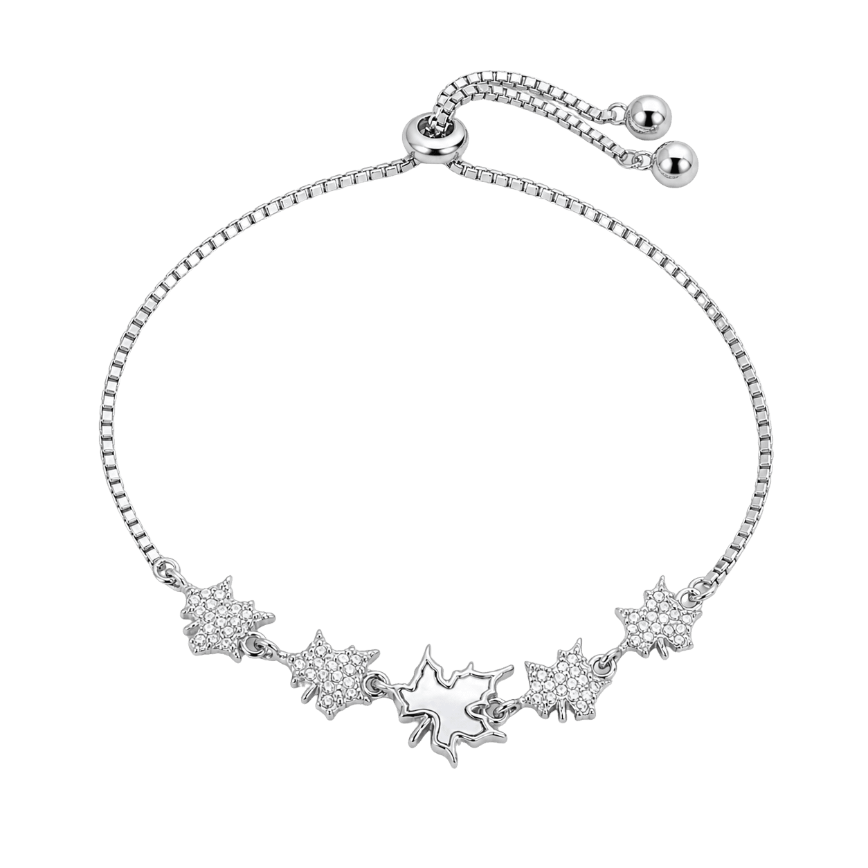 Aurora Maple Leaf Chain Bracelet