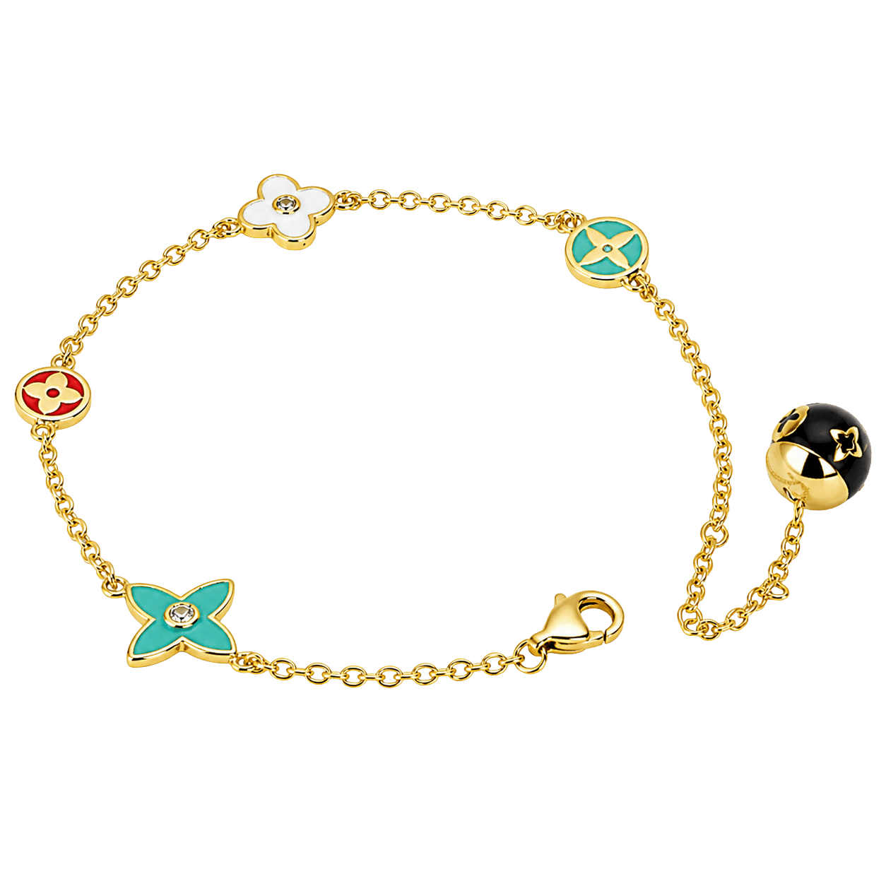 Boho Shape Gold Chain Bracelet