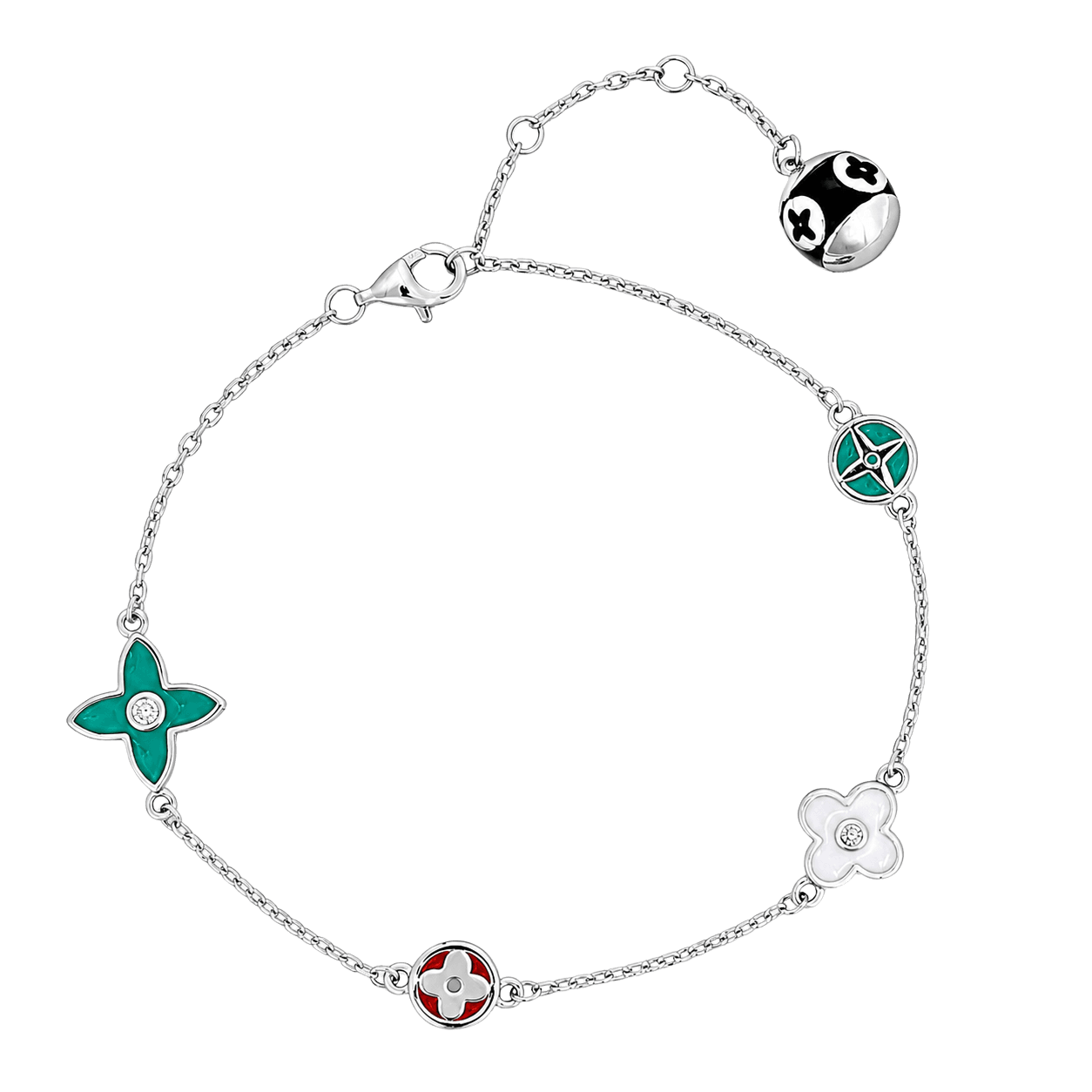 Boho Shape Silver Chain Bracelet