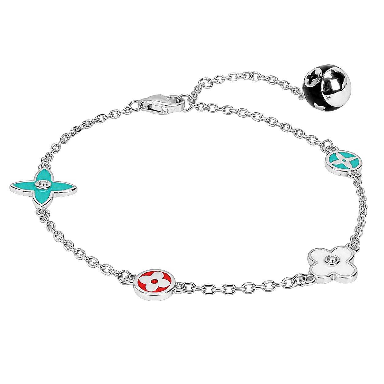 Boho Shape Silver Chain Bracelet