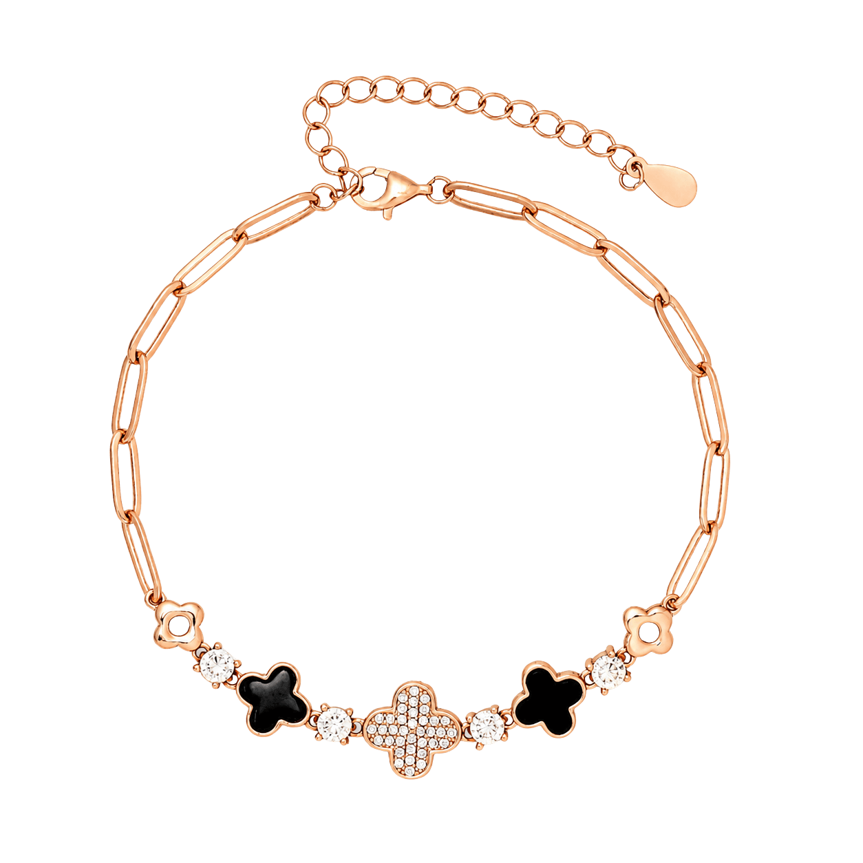 Clover Aurabloom Chain Bracelet