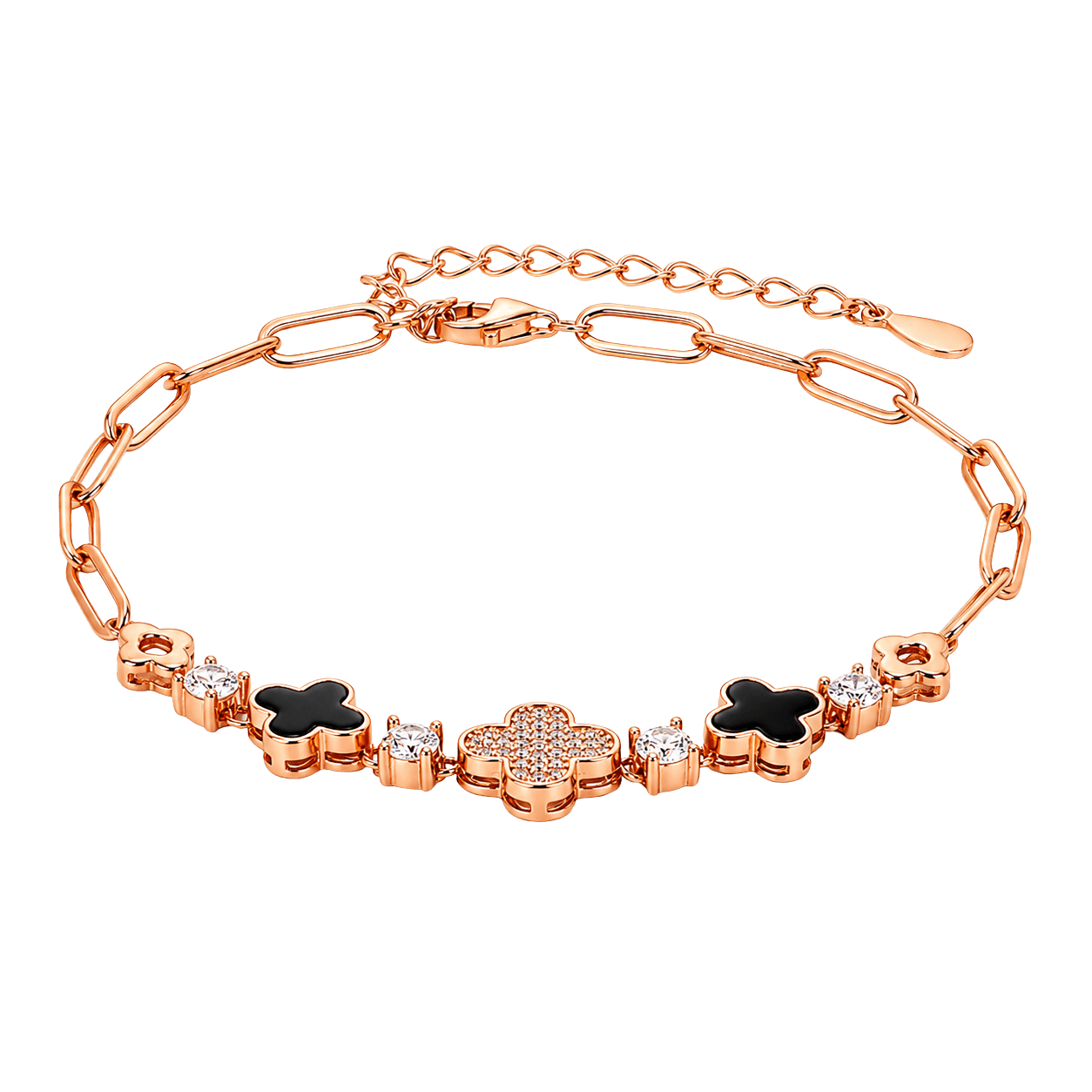 Clover Aurabloom Chain Bracelet