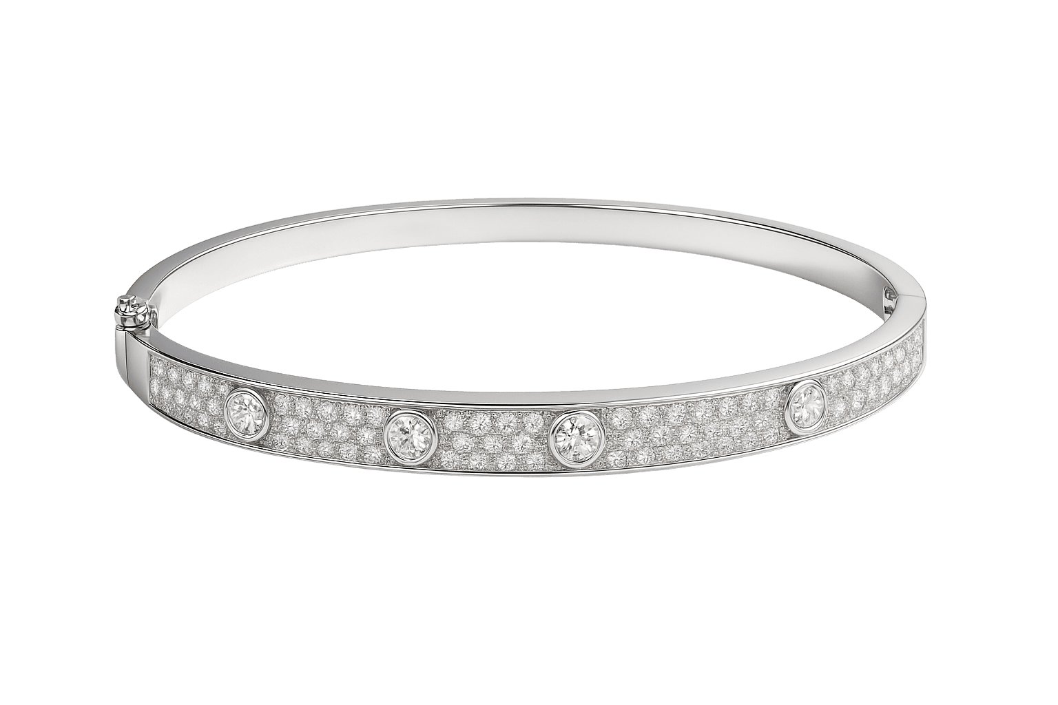 Luxe Screw Dot Bangle Bracelet alternate view
