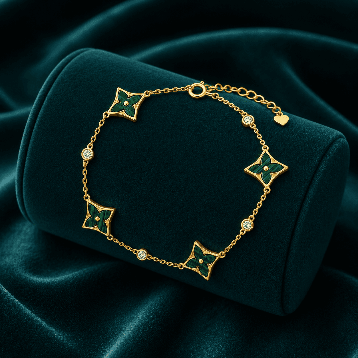 Nova Green Star Chain Bracelet alternate view