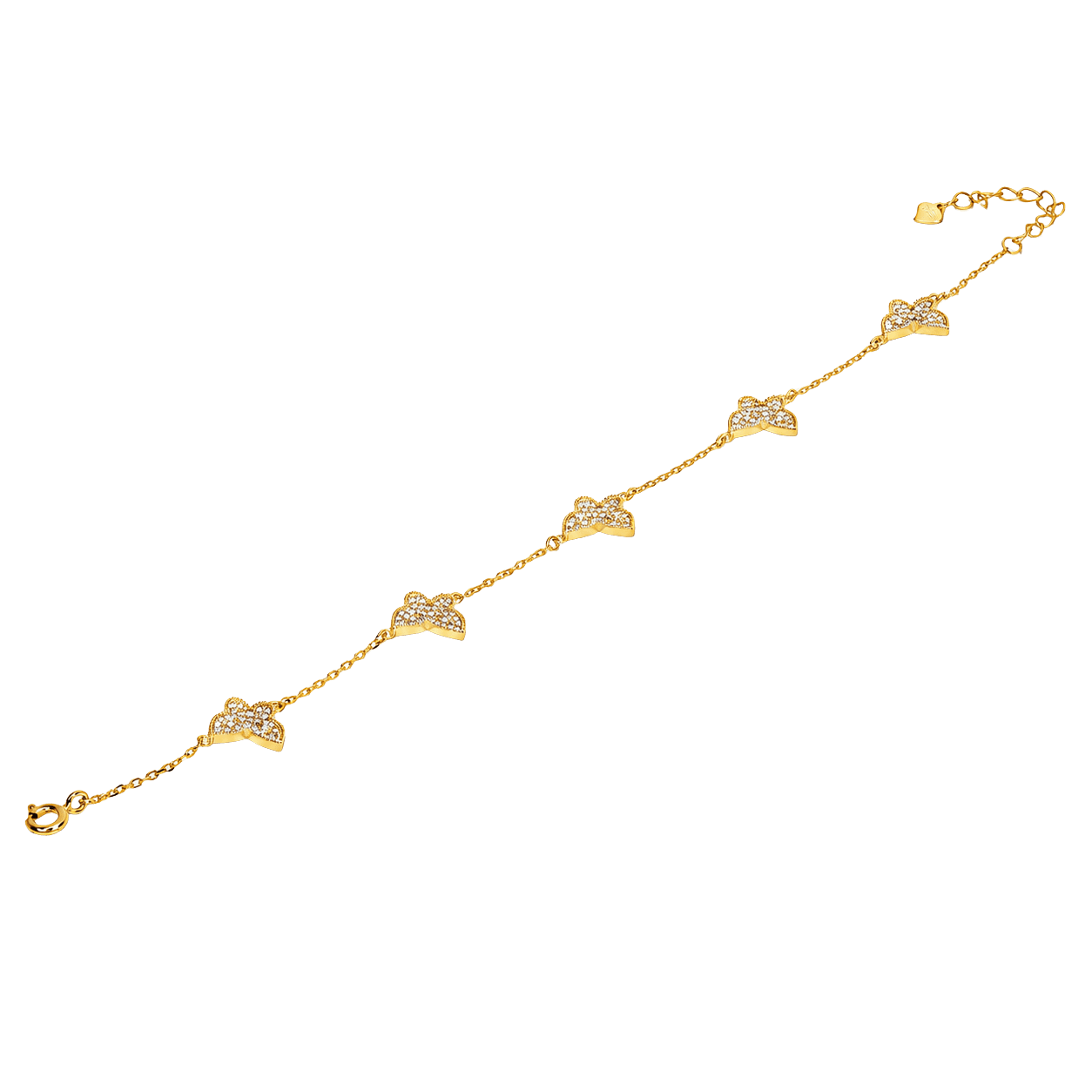 Quirky Butterfly Classic Chain Bracelet