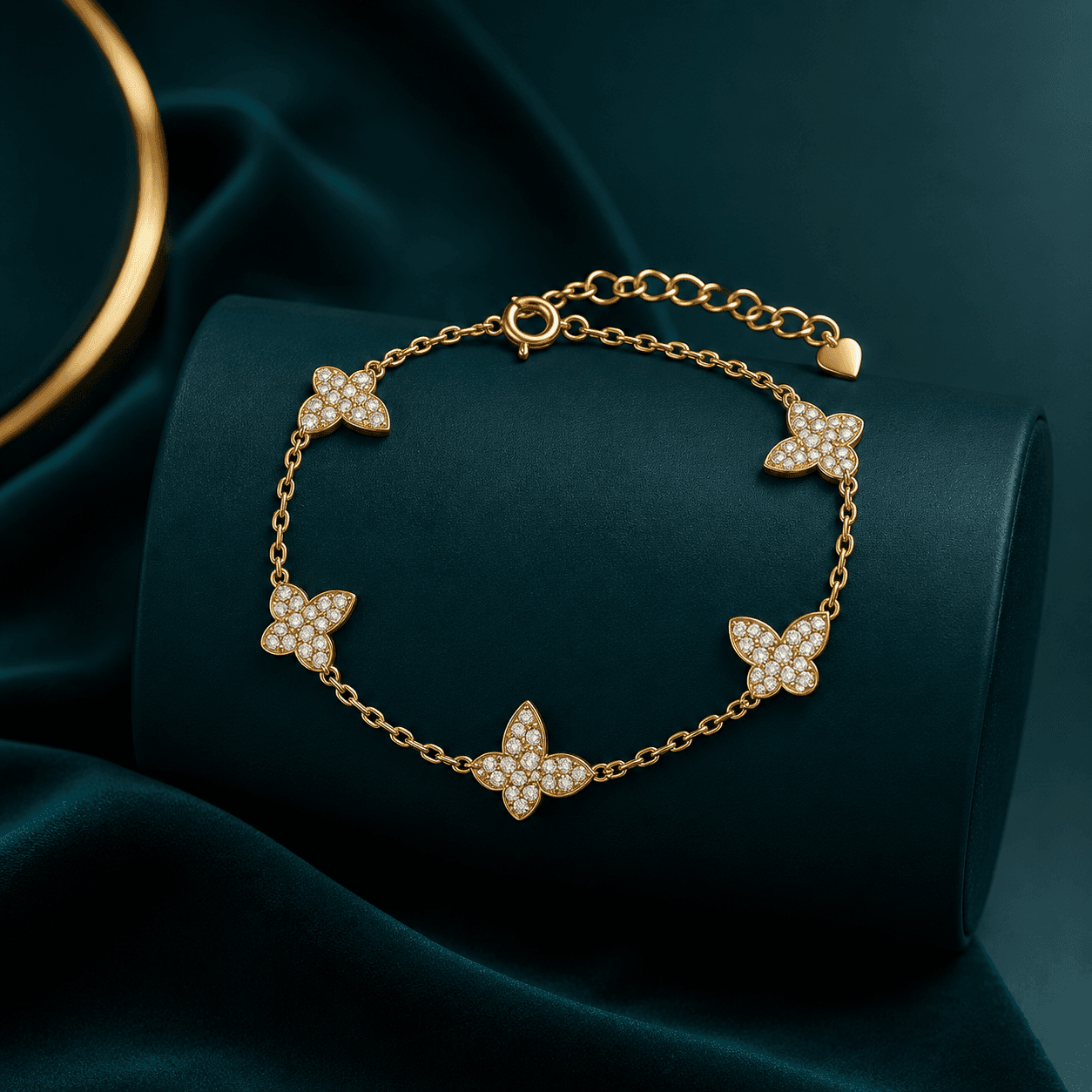 Quirky Butterfly Classic Chain Bracelet alternate view