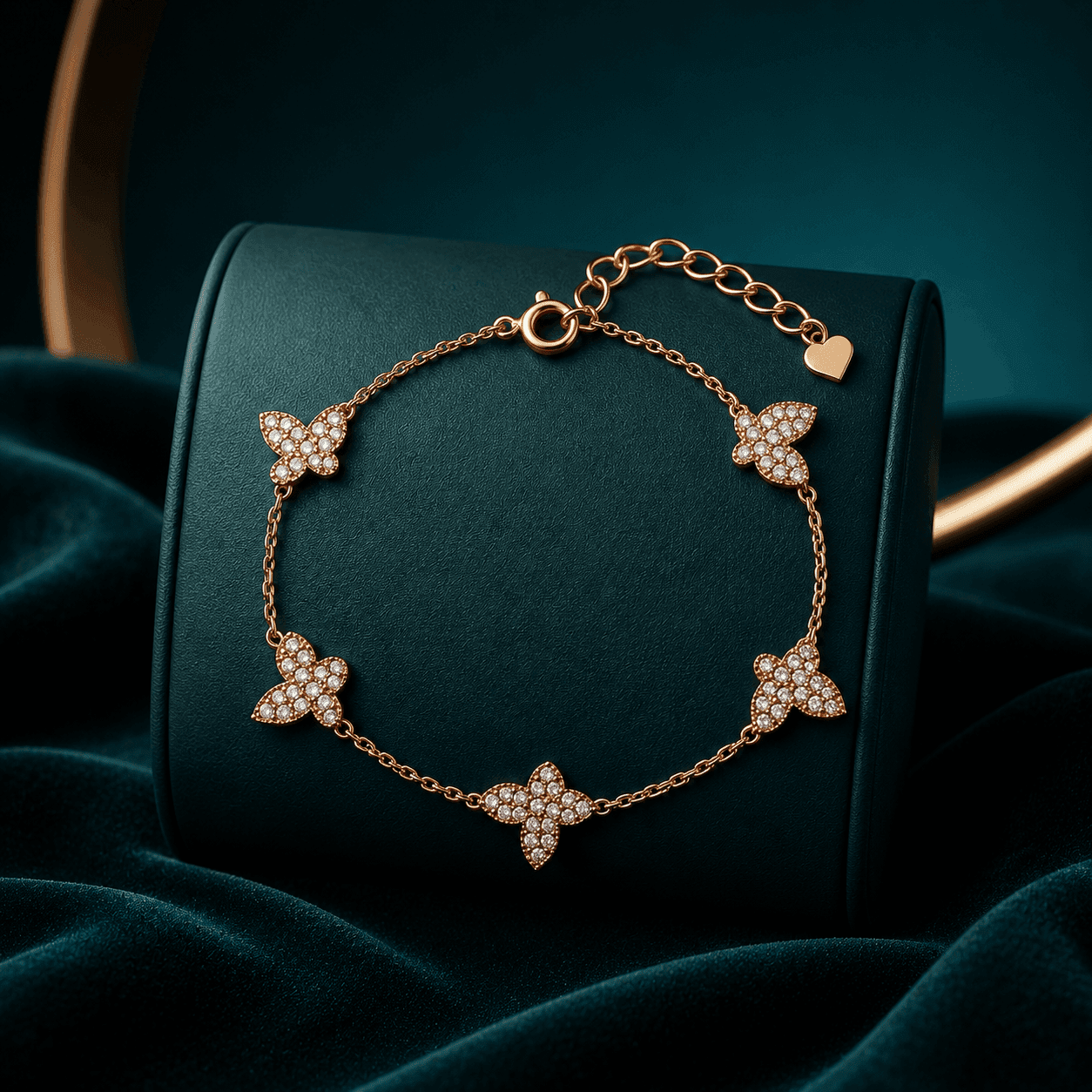 Quirky Butterfly Classic Chain Bracelet alternate view