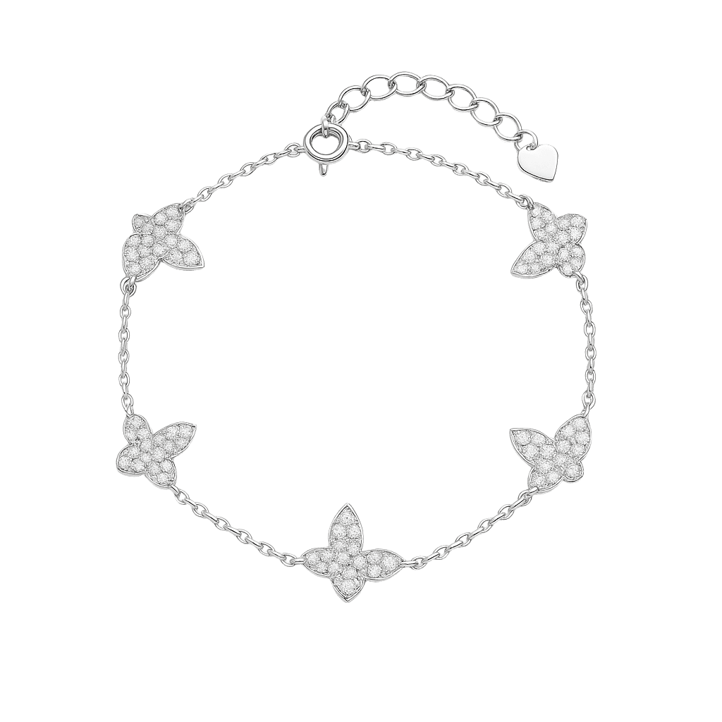 Quirky Butterfly Classic Chain Bracelet