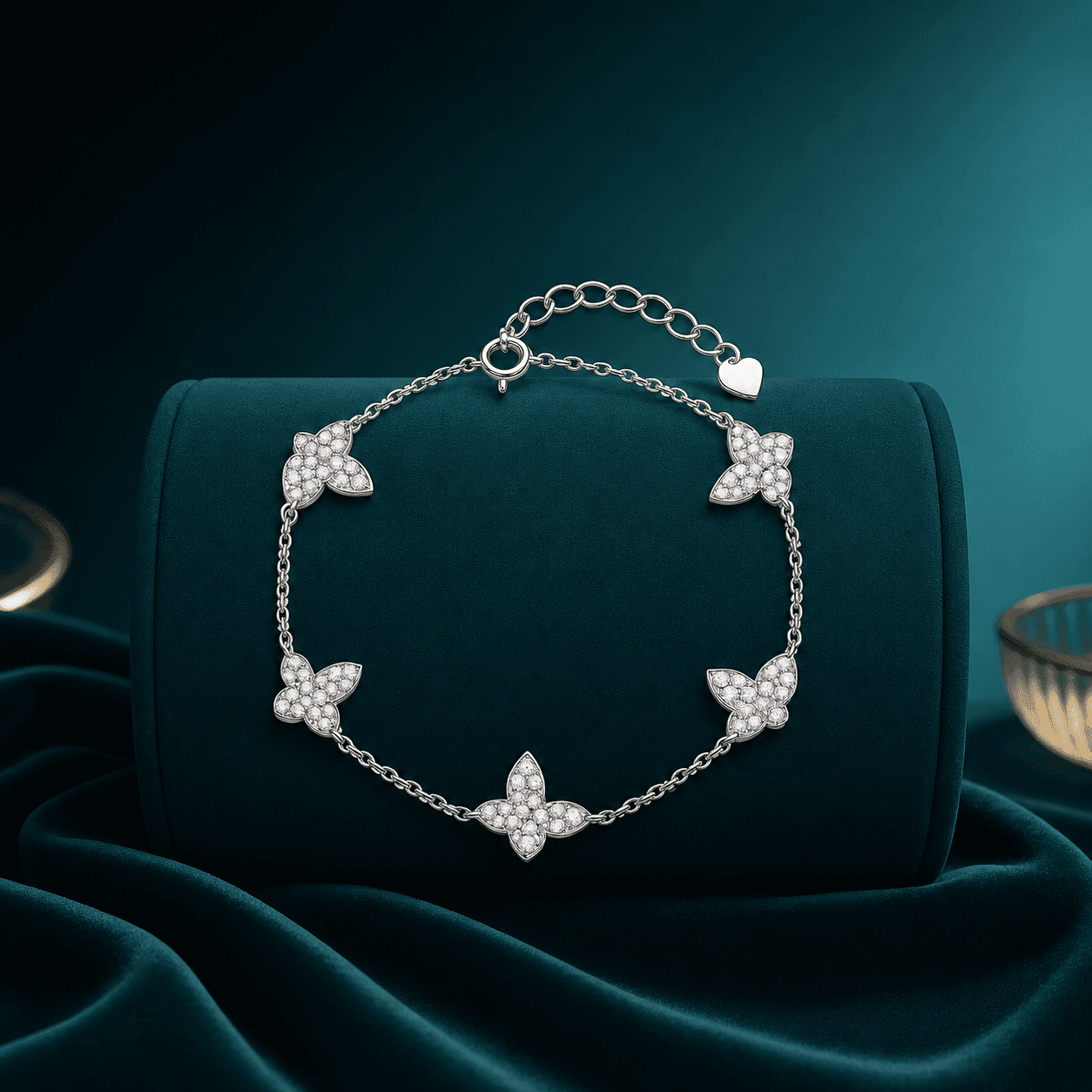 Quirky Butterfly Classic Chain Bracelet alternate view