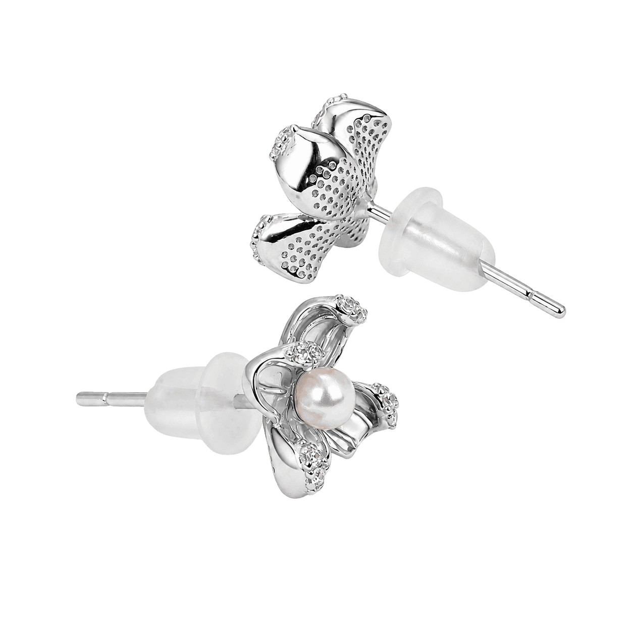 Golden Flora Solitaire Studs