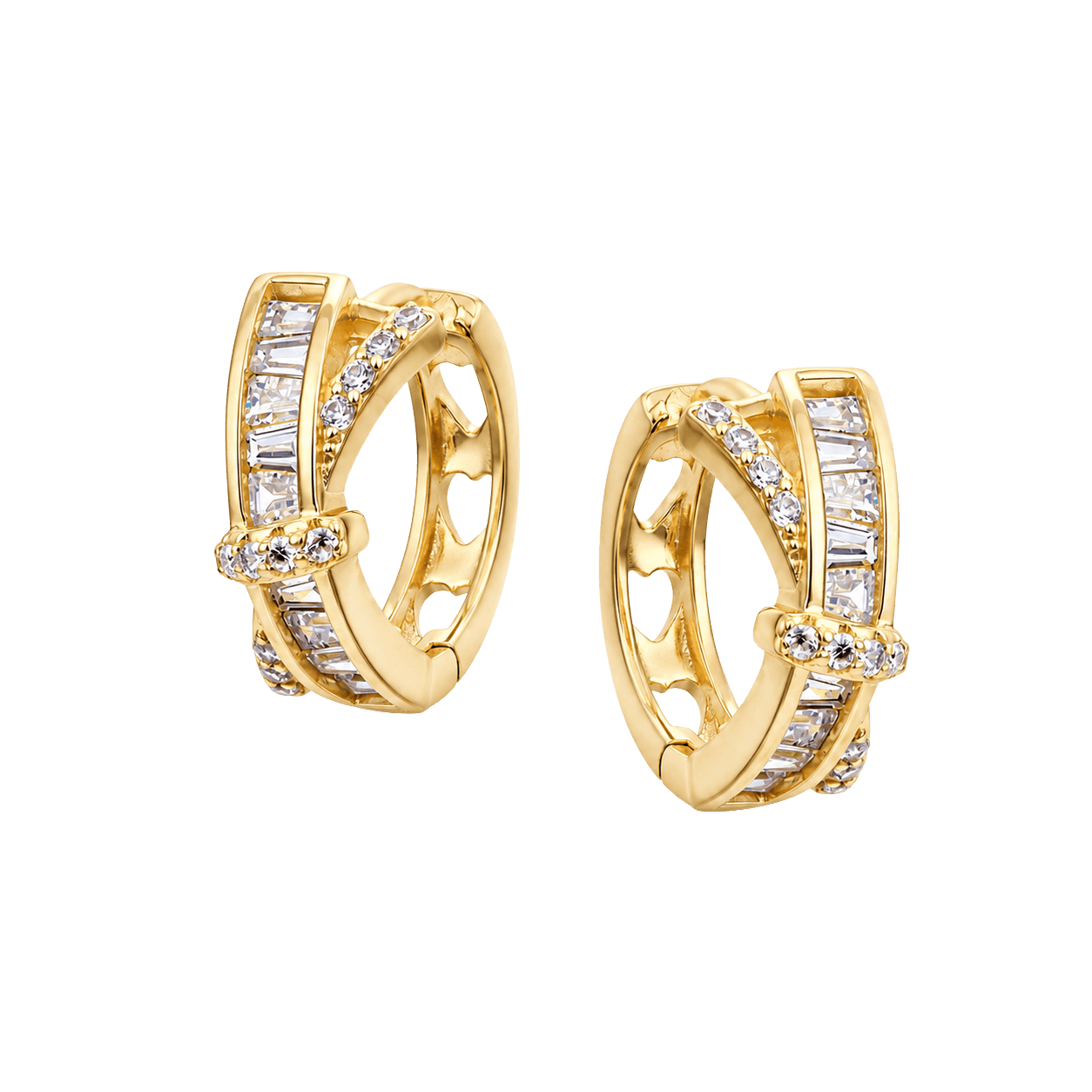 Twisted Sparkle Earring
