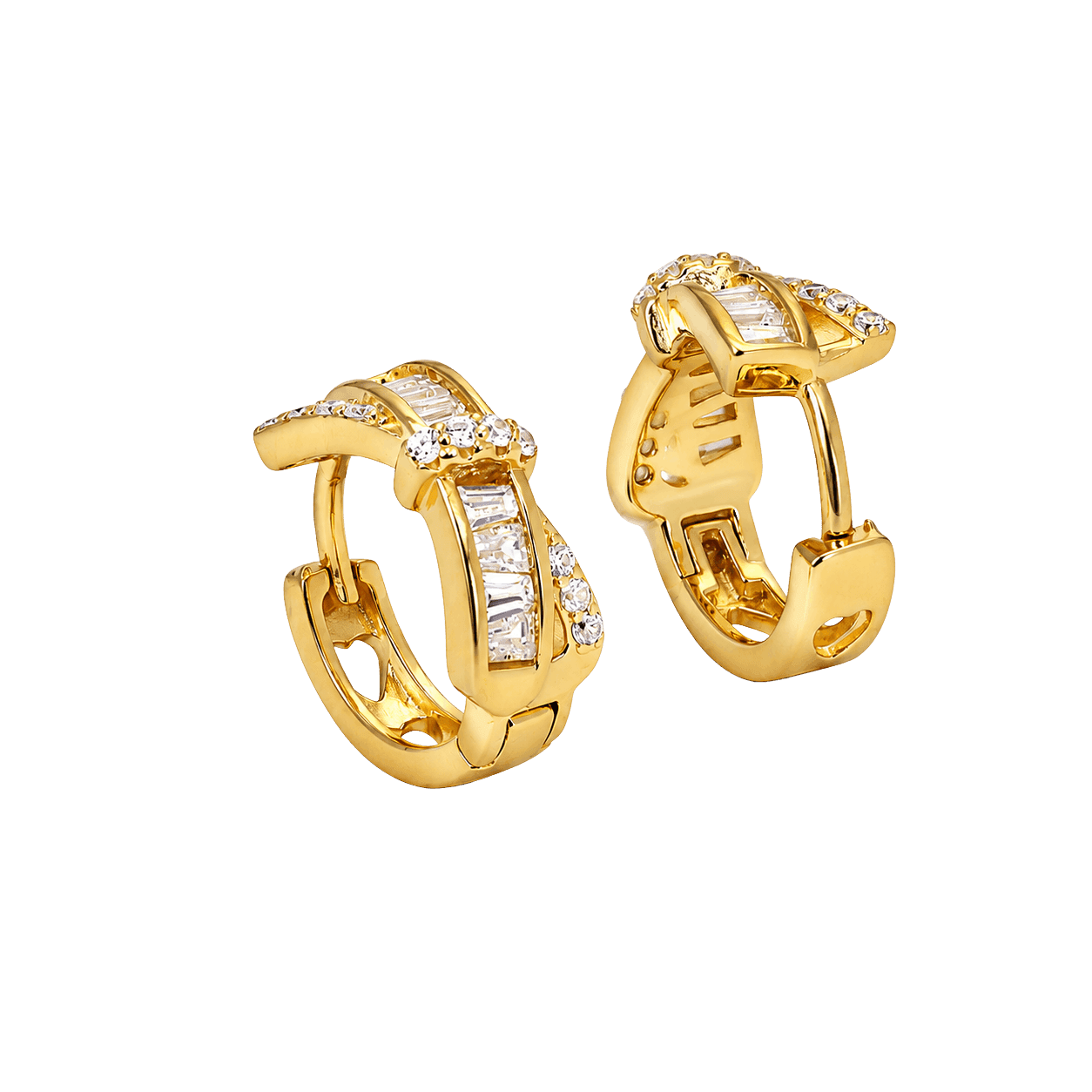 Twisted Sparkle Earring