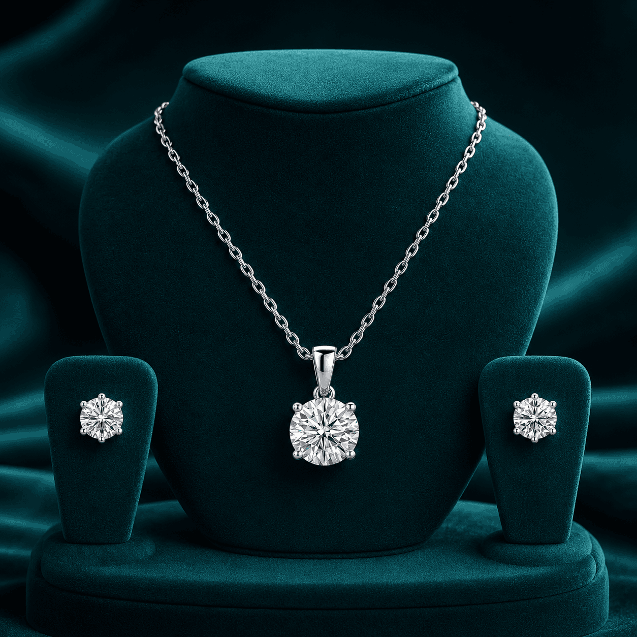 Classic Solitaire Round Crystal Set