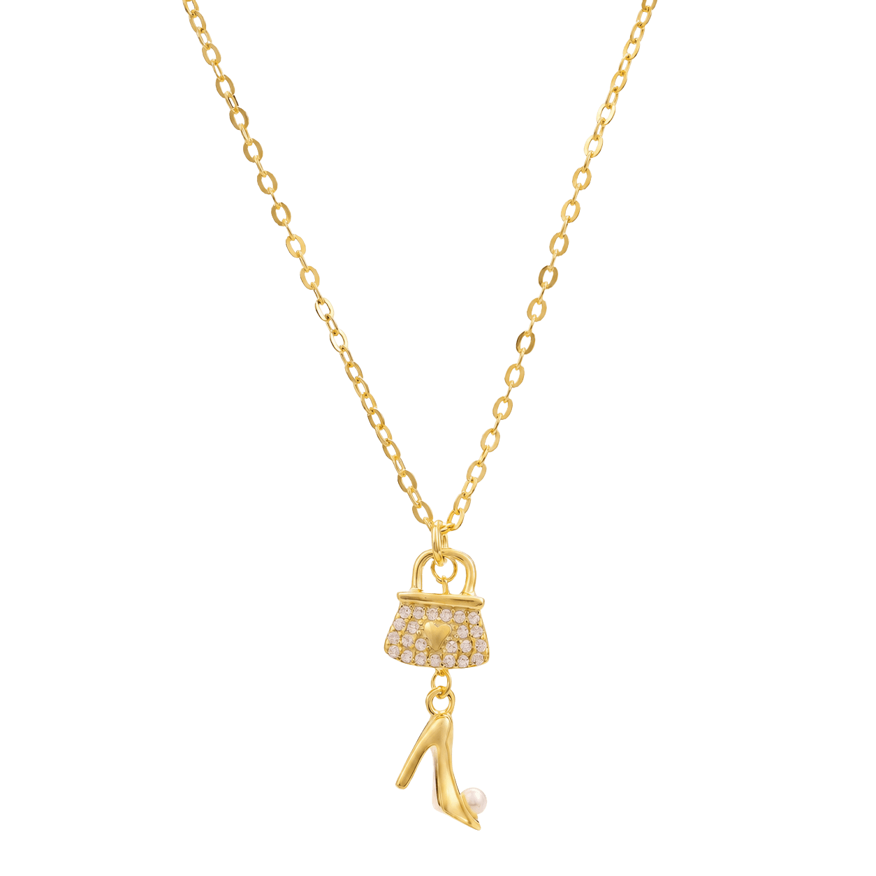 Aura Glamour Bag & Heel Chain Pendant alternate view