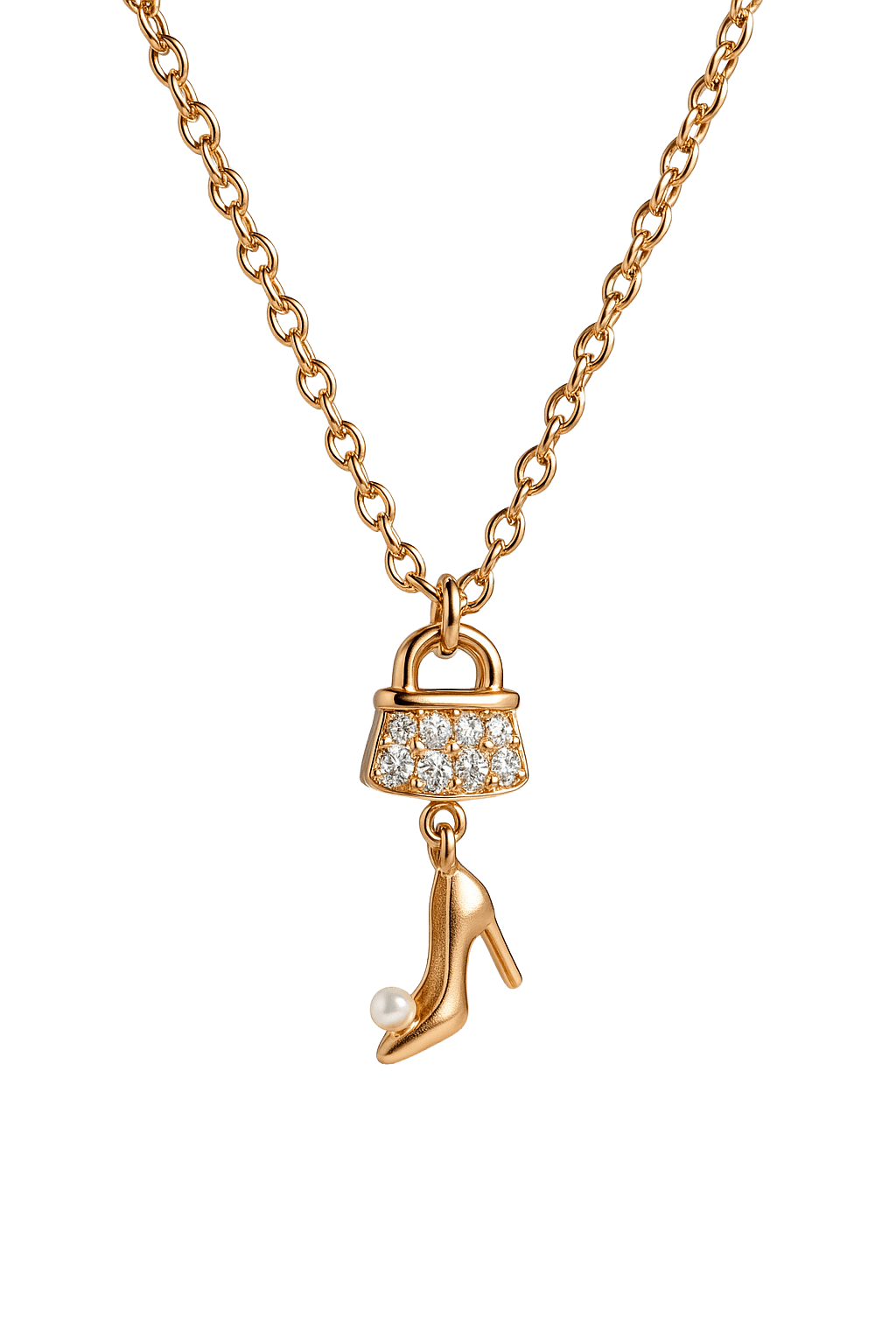 Aura Glamour Bag & Heel Chain Pendant alternate view