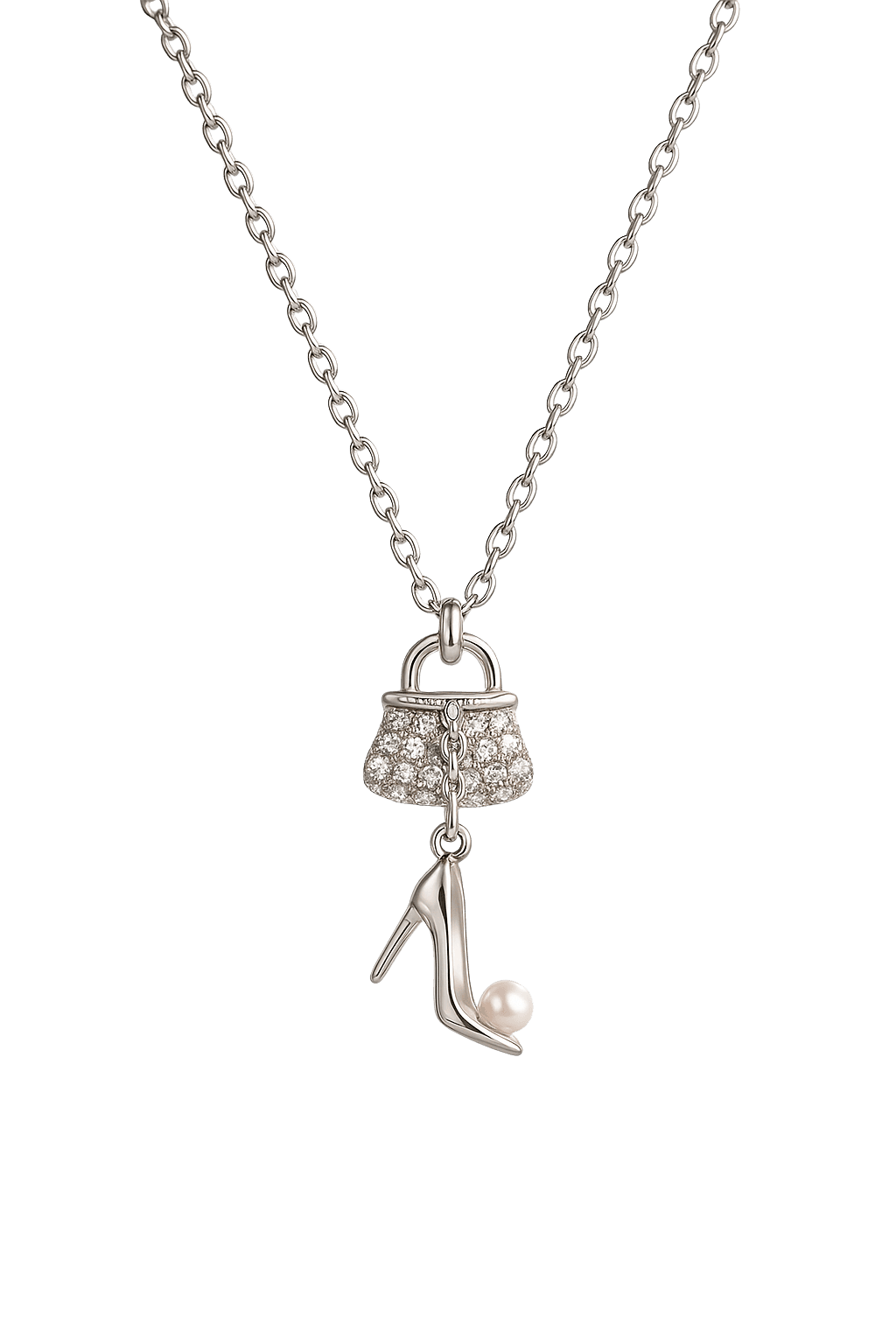 Aura Glamour Bag & Heel Chain Pendant