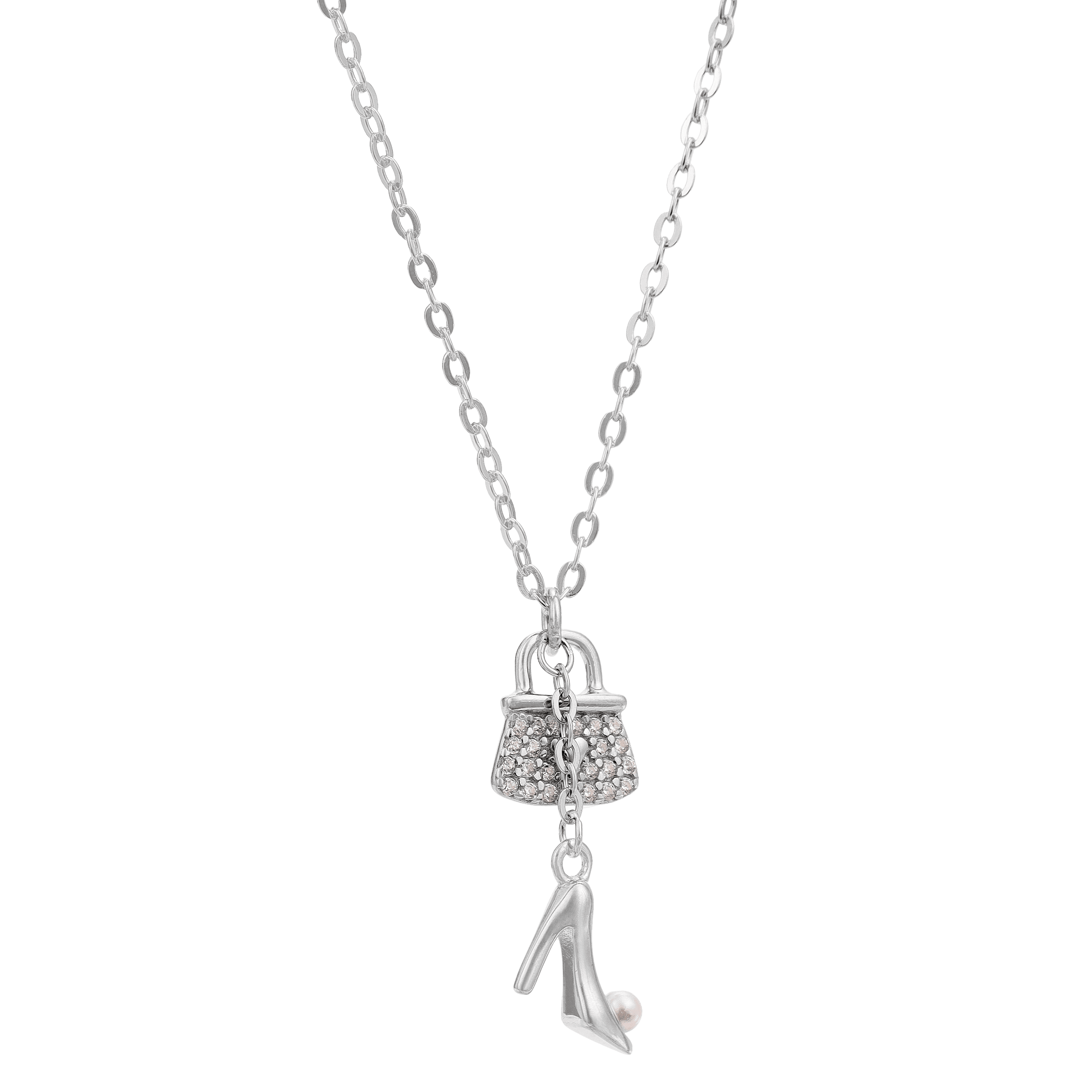 Aura Glamour Bag & Heel Chain Pendant