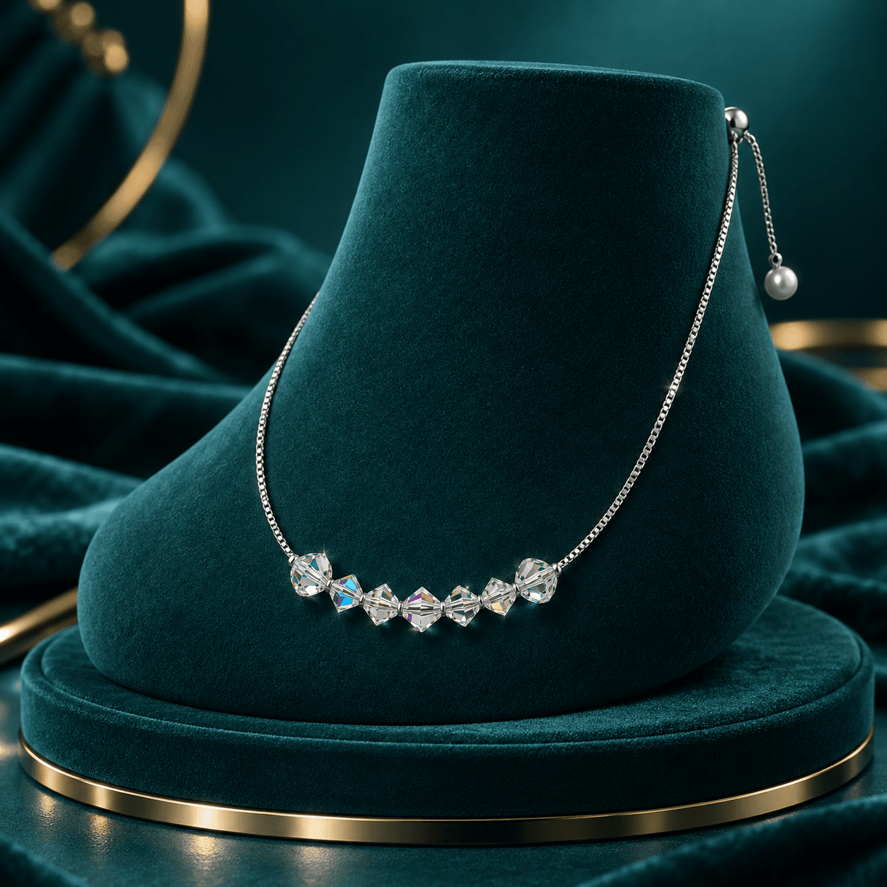 The Prism Arc seven-stone Necklace