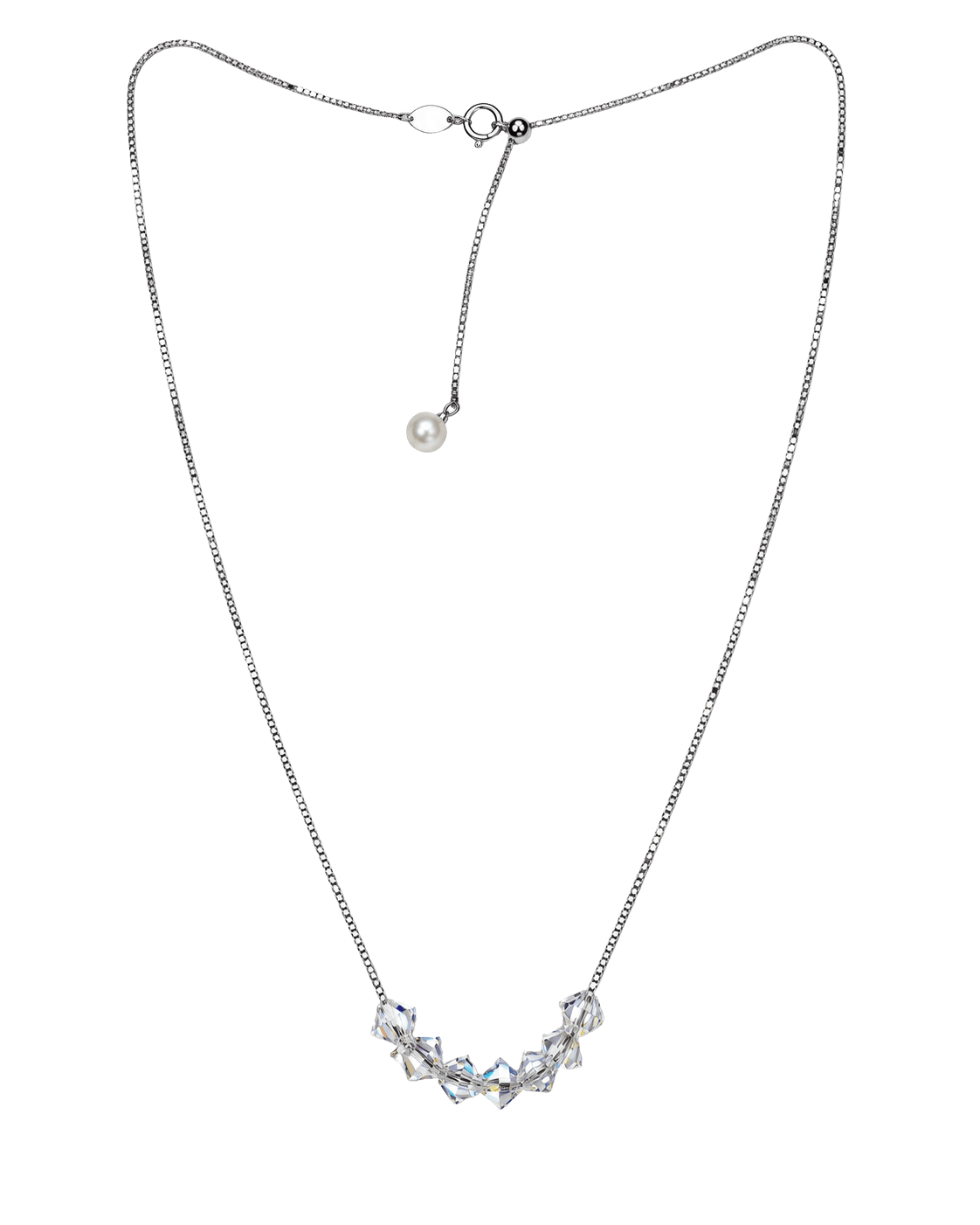 The Prism Arc seven-stone Necklace alternate view