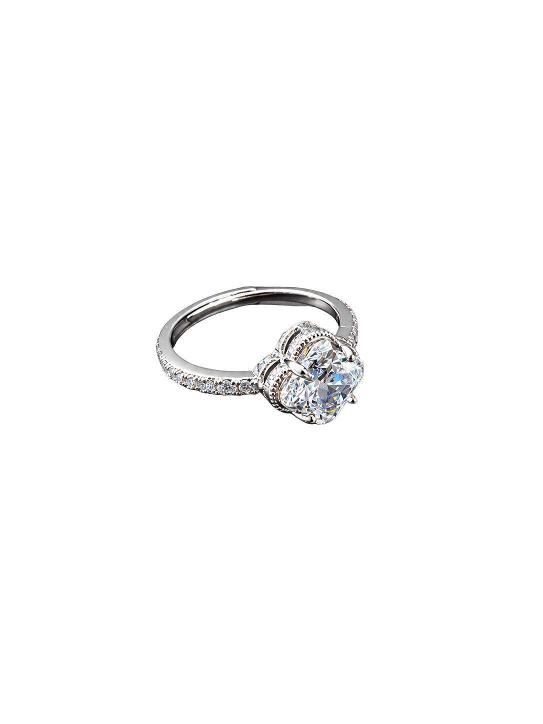 Forever Quatrefoil Engagement Ring view 1