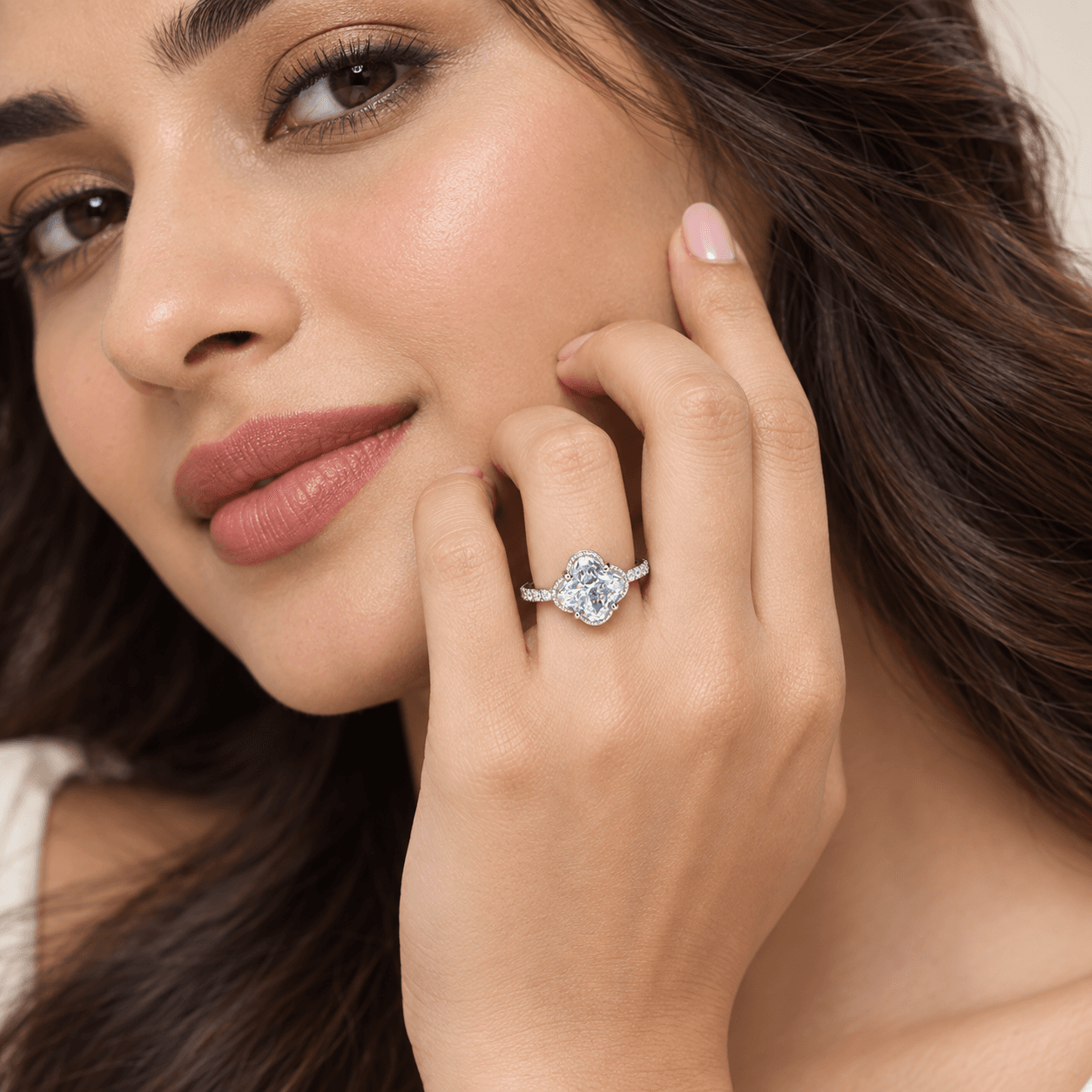 Forever Quatrefoil Engagement Ring