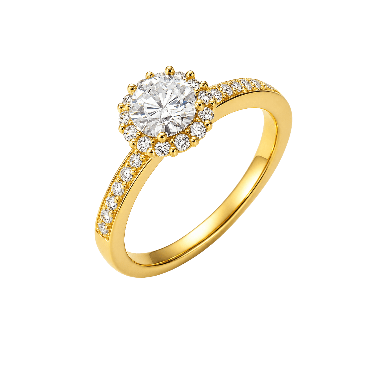Royal Solitaire Duo Ring