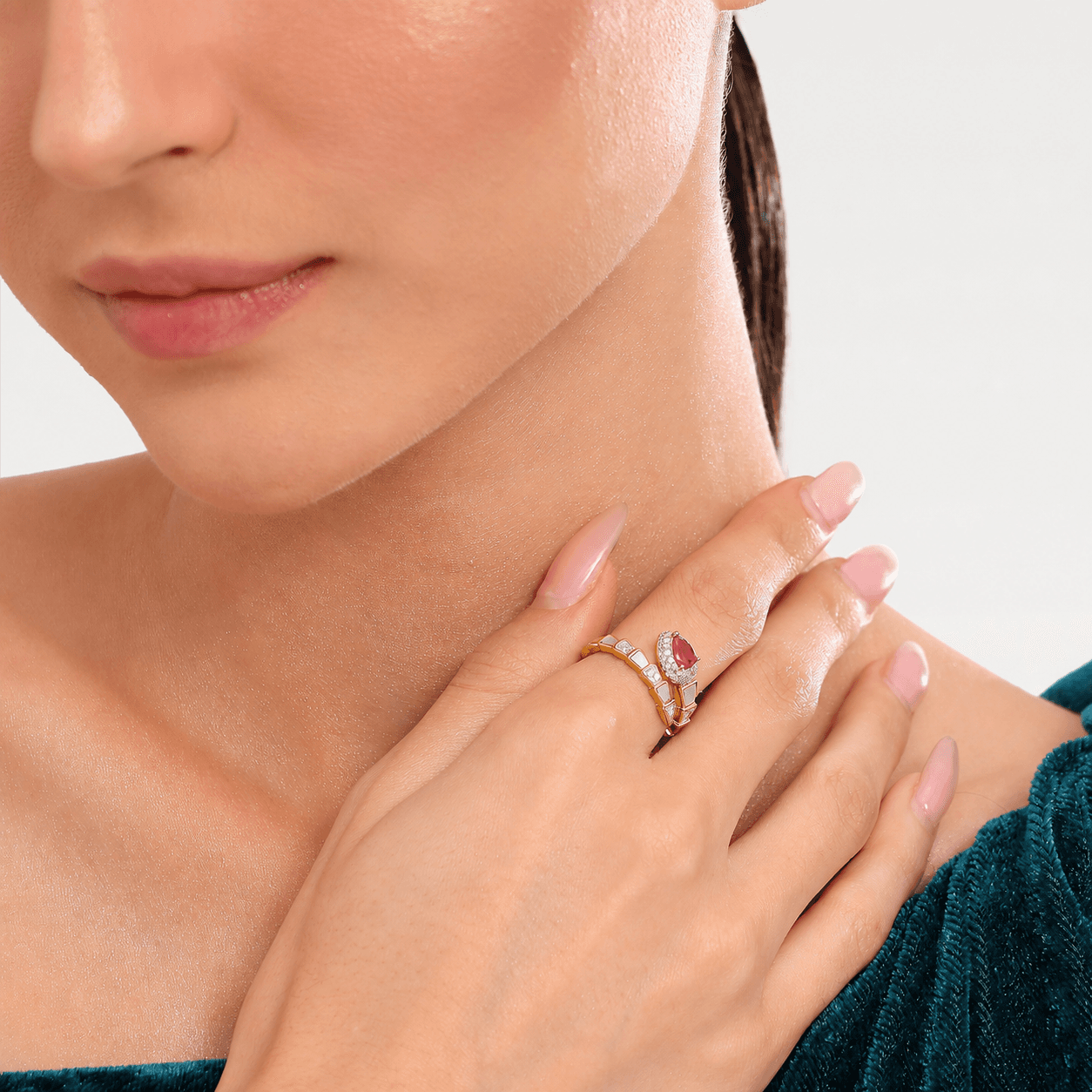 Ruby Red Marquise Cocktail Ring